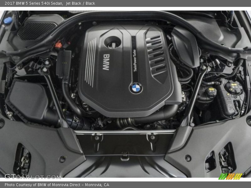 Jet Black / Black 2017 BMW 5 Series 540i Sedan