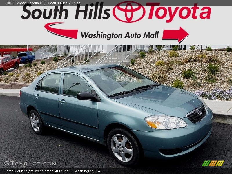 Cactus Mica / Beige 2007 Toyota Corolla CE