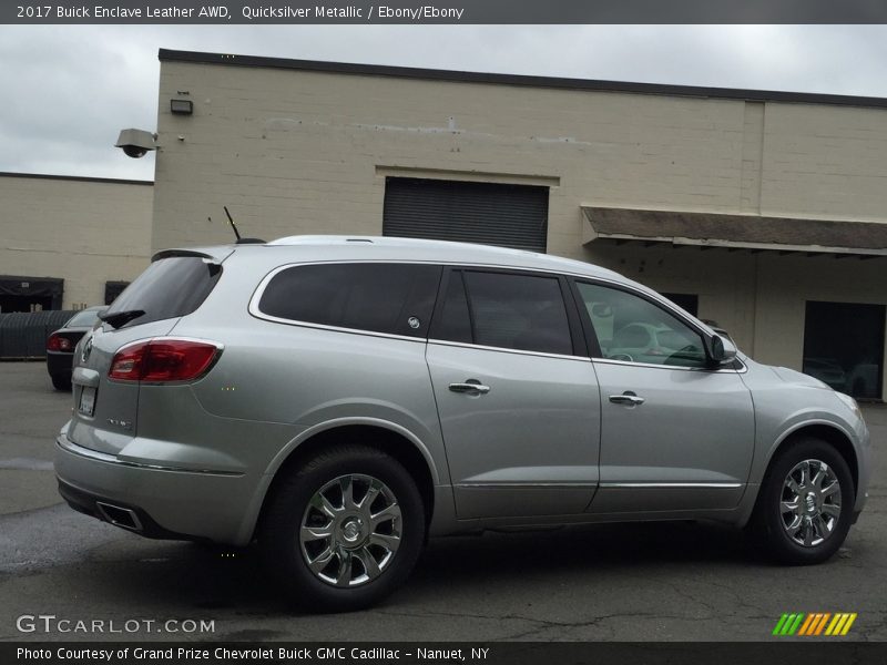 Quicksilver Metallic / Ebony/Ebony 2017 Buick Enclave Leather AWD