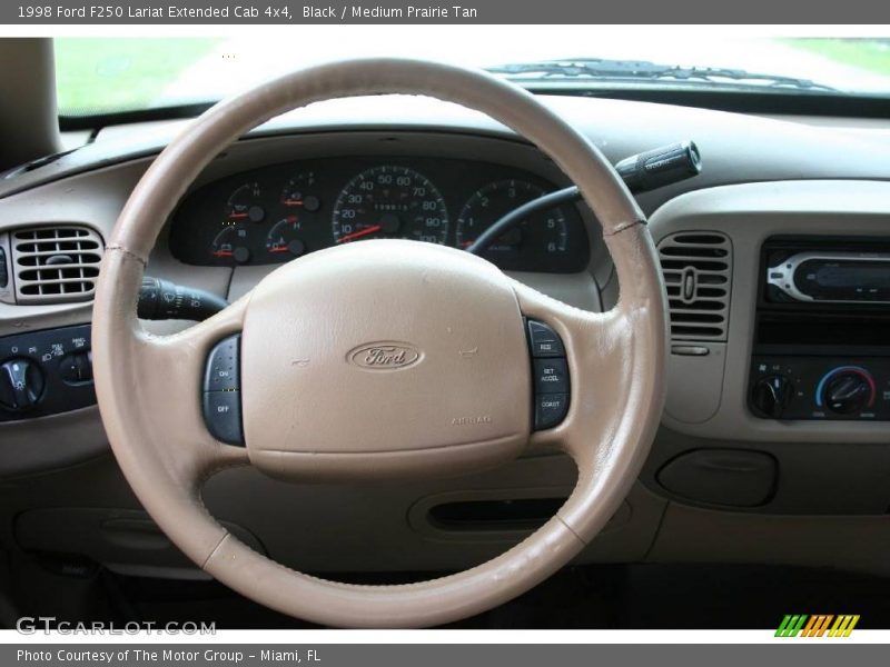 Black / Medium Prairie Tan 1998 Ford F250 Lariat Extended Cab 4x4