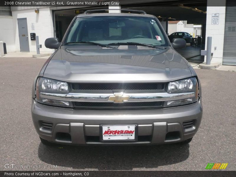 Graystone Metallic / Light Gray 2008 Chevrolet TrailBlazer LS 4x4