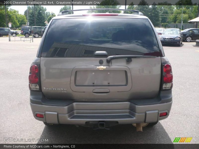 Graystone Metallic / Light Gray 2008 Chevrolet TrailBlazer LS 4x4