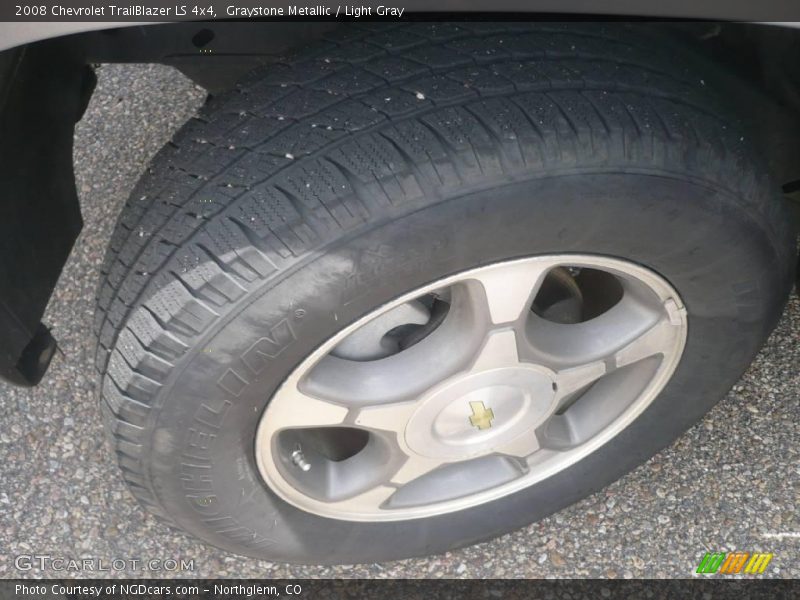 Graystone Metallic / Light Gray 2008 Chevrolet TrailBlazer LS 4x4
