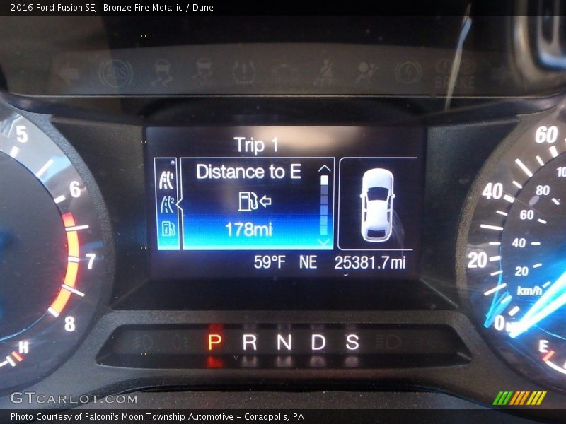 Bronze Fire Metallic / Dune 2016 Ford Fusion SE