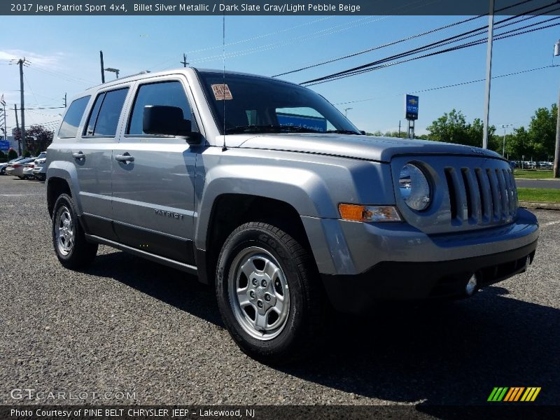Billet Silver Metallic / Dark Slate Gray/Light Pebble Beige 2017 Jeep Patriot Sport 4x4