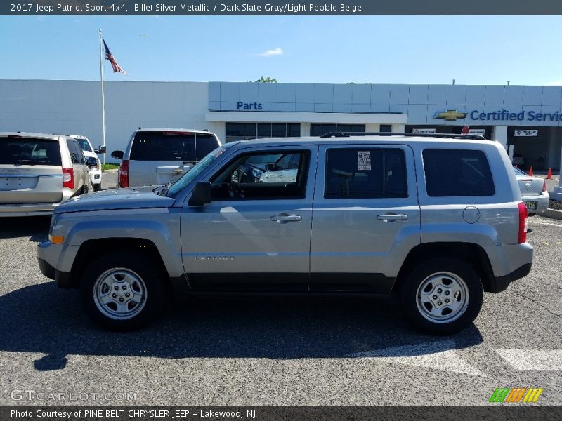 Billet Silver Metallic / Dark Slate Gray/Light Pebble Beige 2017 Jeep Patriot Sport 4x4