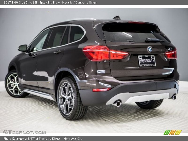 Sparkling Brown Metallic / Canberra Beige 2017 BMW X1 sDrive28i