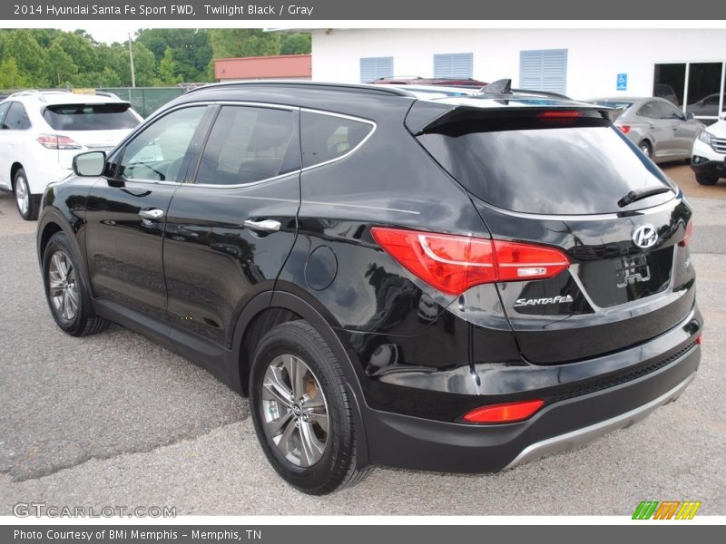 Twilight Black / Gray 2014 Hyundai Santa Fe Sport FWD