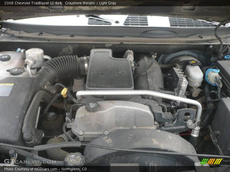 Graystone Metallic / Light Gray 2008 Chevrolet TrailBlazer LS 4x4