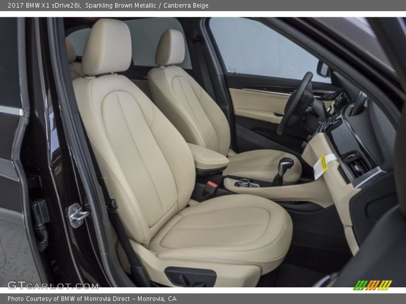 Sparkling Brown Metallic / Canberra Beige 2017 BMW X1 sDrive28i