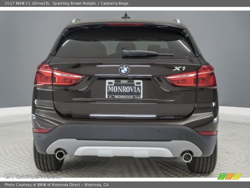Sparkling Brown Metallic / Canberra Beige 2017 BMW X1 sDrive28i