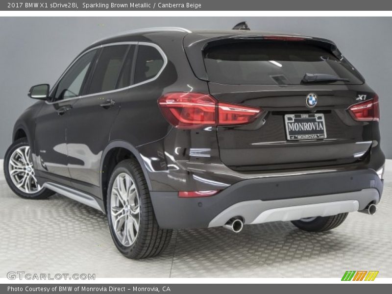 Sparkling Brown Metallic / Canberra Beige 2017 BMW X1 sDrive28i