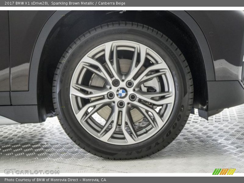 Sparkling Brown Metallic / Canberra Beige 2017 BMW X1 sDrive28i