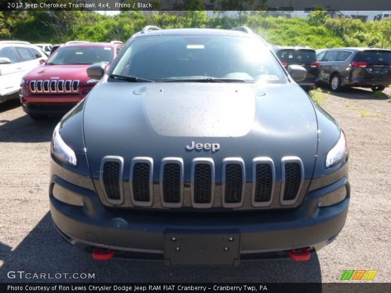 Rhino / Black 2017 Jeep Cherokee Trailhawk 4x4