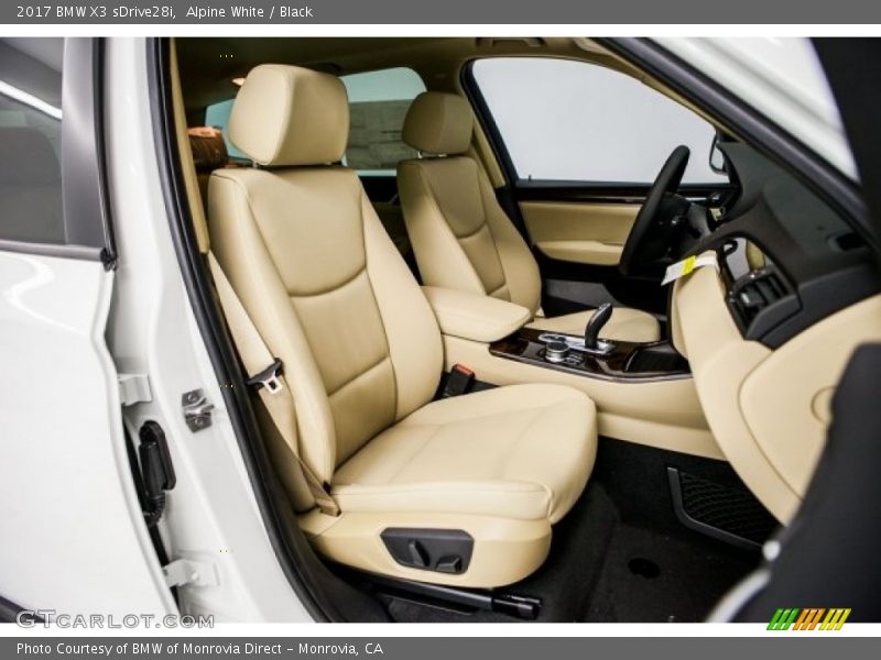 Alpine White / Black 2017 BMW X3 sDrive28i