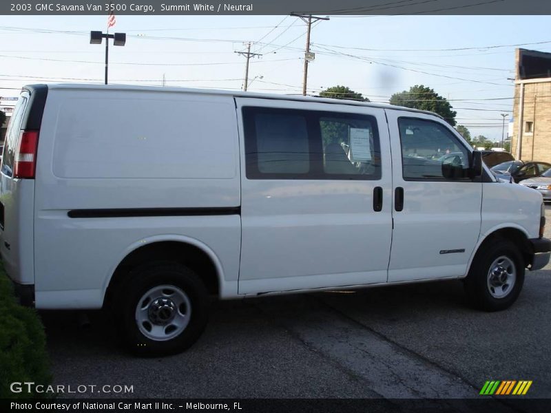 Summit White / Neutral 2003 GMC Savana Van 3500 Cargo