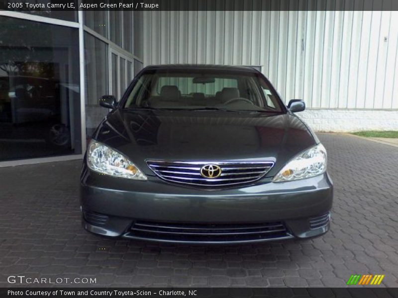 Aspen Green Pearl / Taupe 2005 Toyota Camry LE