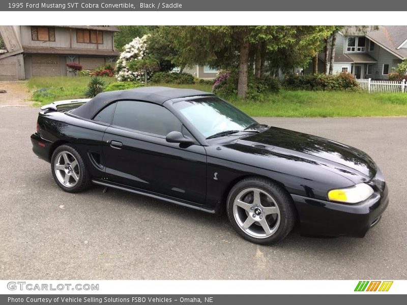 Front 3/4 View of 1995 Mustang SVT Cobra Convertible