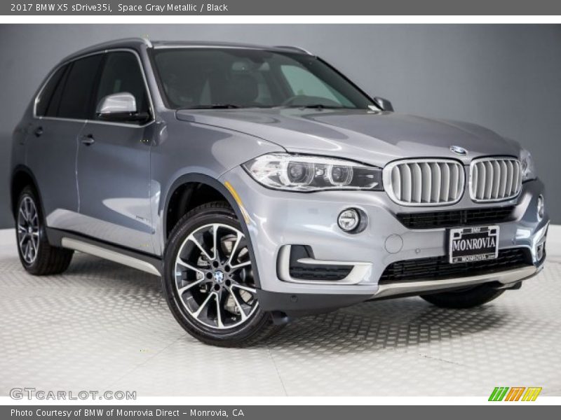 Space Gray Metallic / Black 2017 BMW X5 sDrive35i