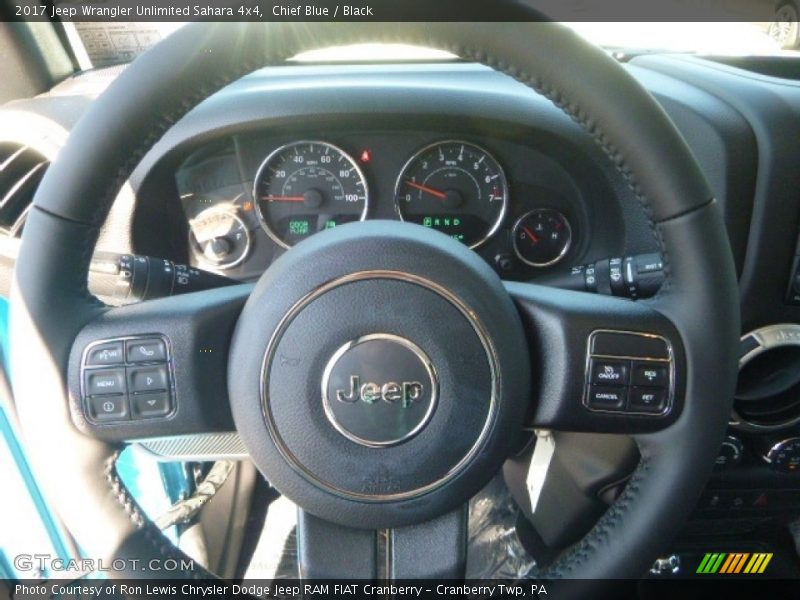 Chief Blue / Black 2017 Jeep Wrangler Unlimited Sahara 4x4