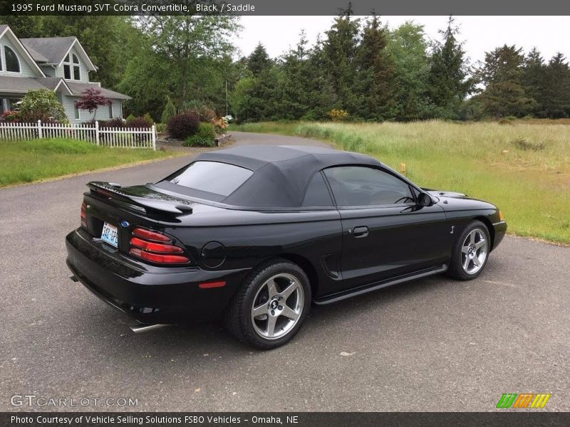 Black / Saddle 1995 Ford Mustang SVT Cobra Convertible