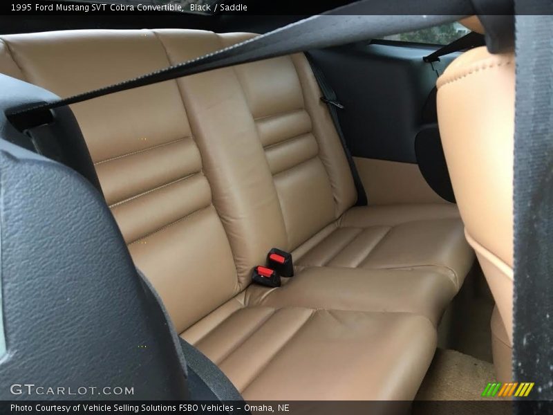 Black / Saddle 1995 Ford Mustang SVT Cobra Convertible