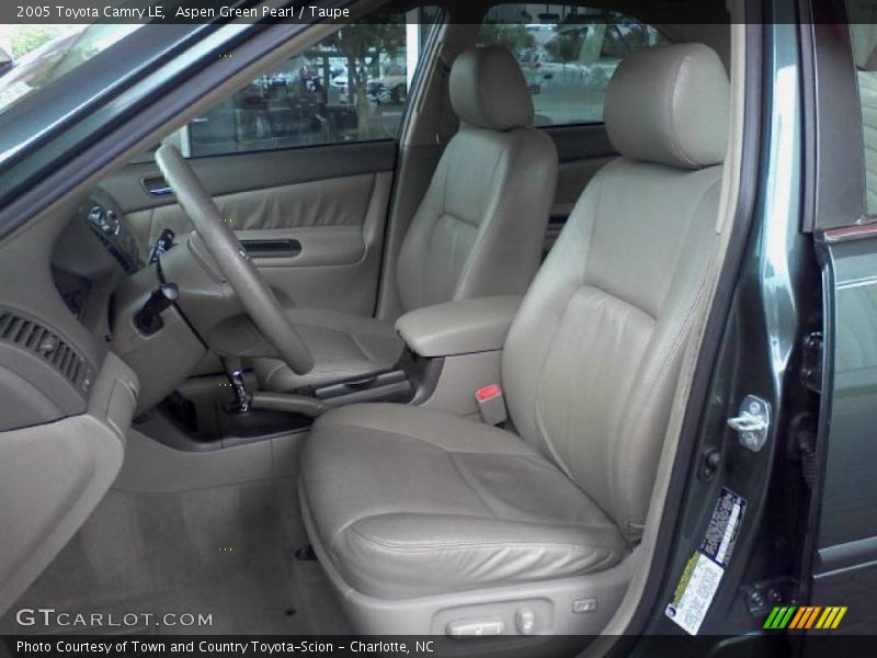 Aspen Green Pearl / Taupe 2005 Toyota Camry LE