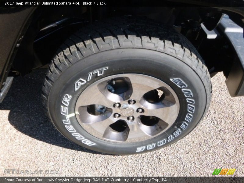 Black / Black 2017 Jeep Wrangler Unlimited Sahara 4x4