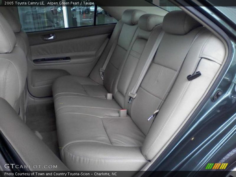 Aspen Green Pearl / Taupe 2005 Toyota Camry LE