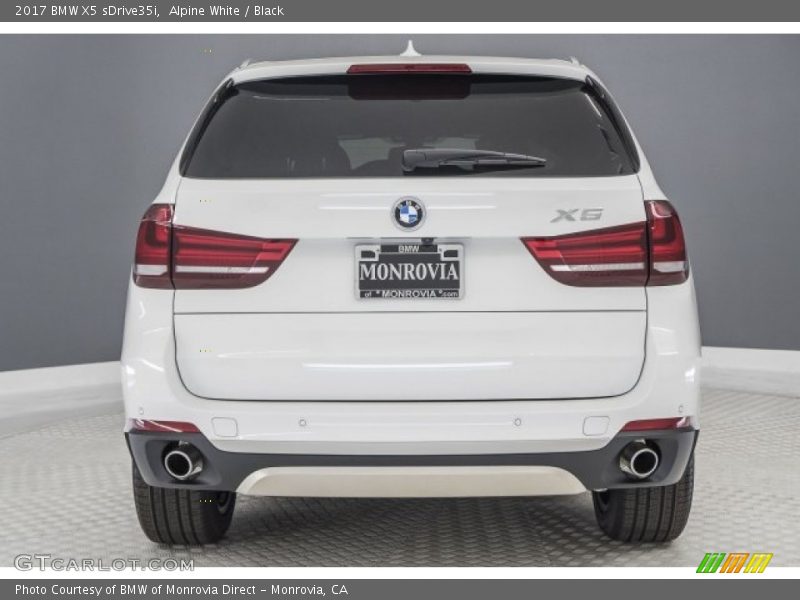 Alpine White / Black 2017 BMW X5 sDrive35i