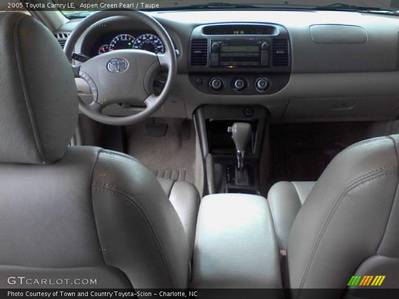 Aspen Green Pearl / Taupe 2005 Toyota Camry LE