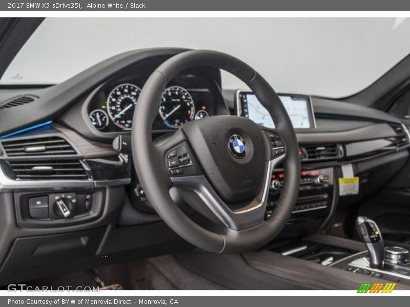 Alpine White / Black 2017 BMW X5 sDrive35i