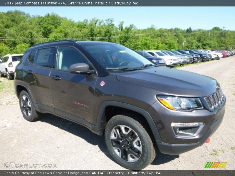 Front 3/4 View of 2017 Compass Trailhawk 4x4