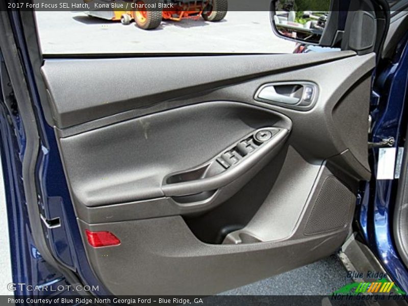 Kona Blue / Charcoal Black 2017 Ford Focus SEL Hatch