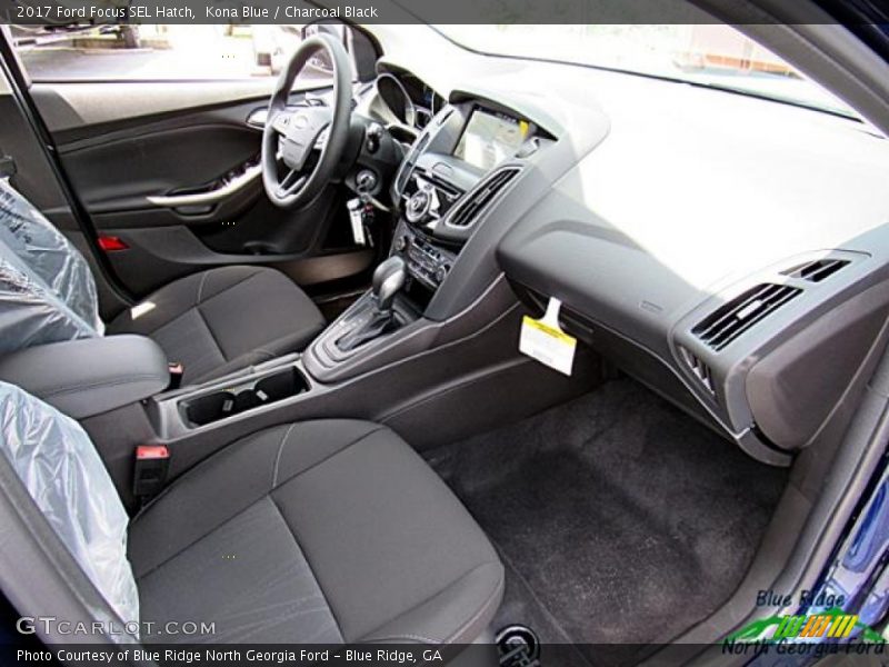 Kona Blue / Charcoal Black 2017 Ford Focus SEL Hatch