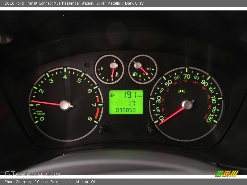 Silver Metallic / Dark Gray 2010 Ford Transit Connect XLT Passenger Wagon