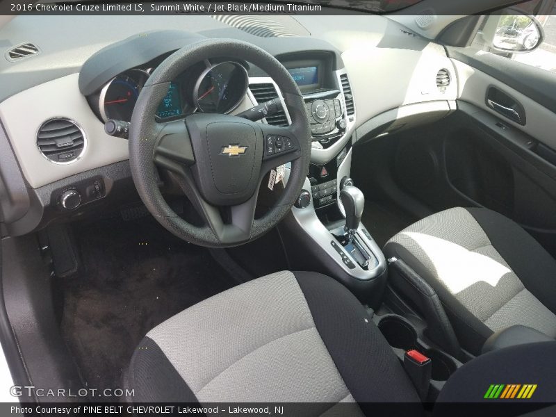 Summit White / Jet Black/Medium Titanium 2016 Chevrolet Cruze Limited LS