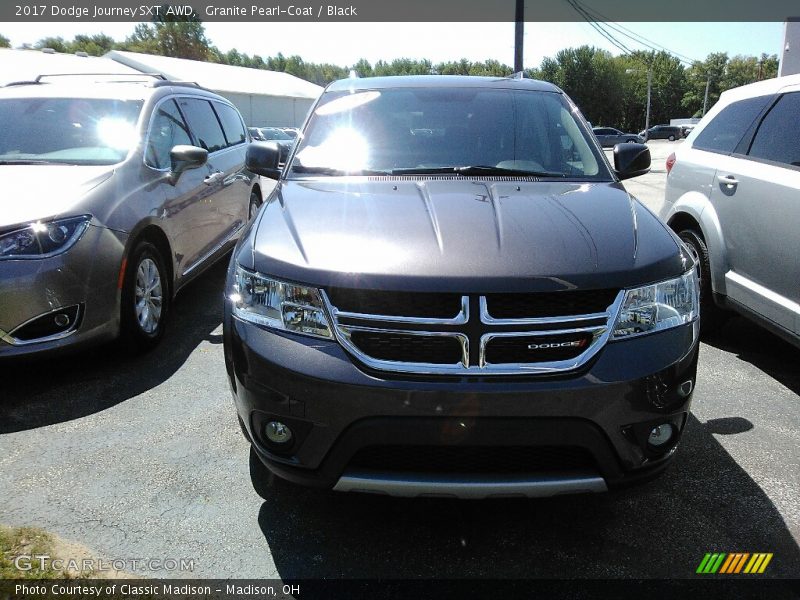 Granite Pearl-Coat / Black 2017 Dodge Journey SXT AWD