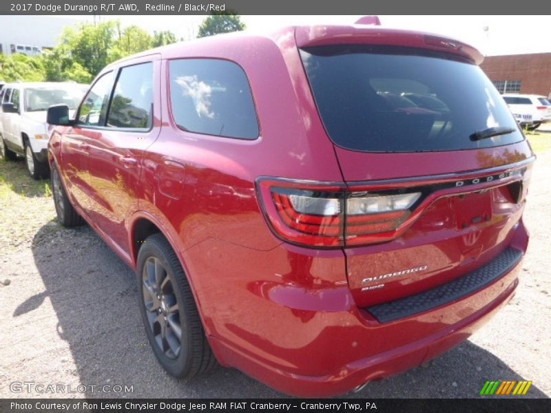 Redline / Black/Red 2017 Dodge Durango R/T AWD