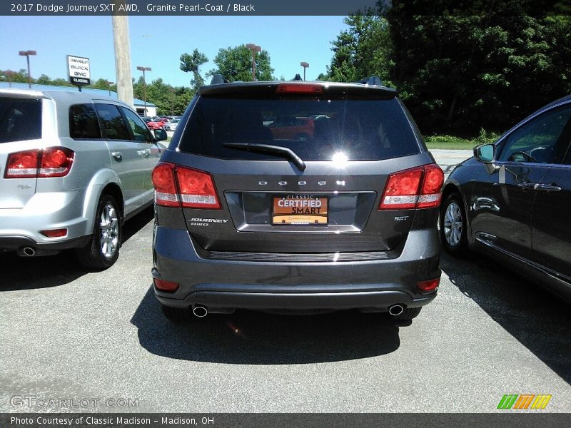 Granite Pearl-Coat / Black 2017 Dodge Journey SXT AWD