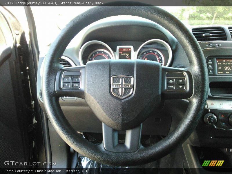 Granite Pearl-Coat / Black 2017 Dodge Journey SXT AWD