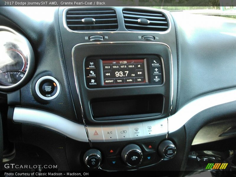Granite Pearl-Coat / Black 2017 Dodge Journey SXT AWD