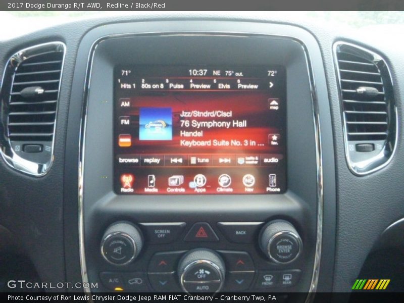 Redline / Black/Red 2017 Dodge Durango R/T AWD