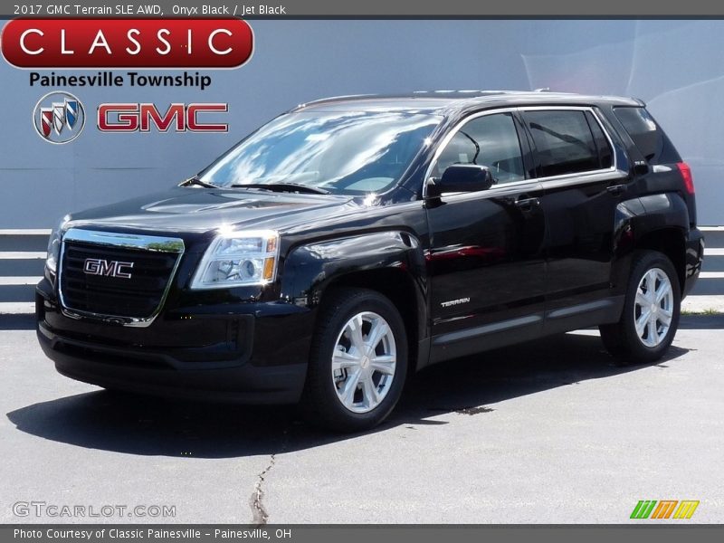 Onyx Black / Jet Black 2017 GMC Terrain SLE AWD