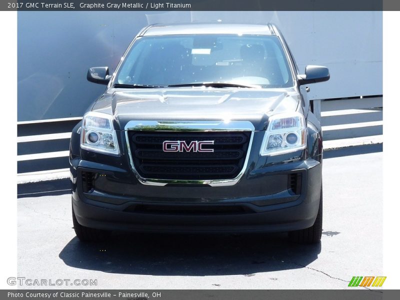 Graphite Gray Metallic / Light Titanium 2017 GMC Terrain SLE