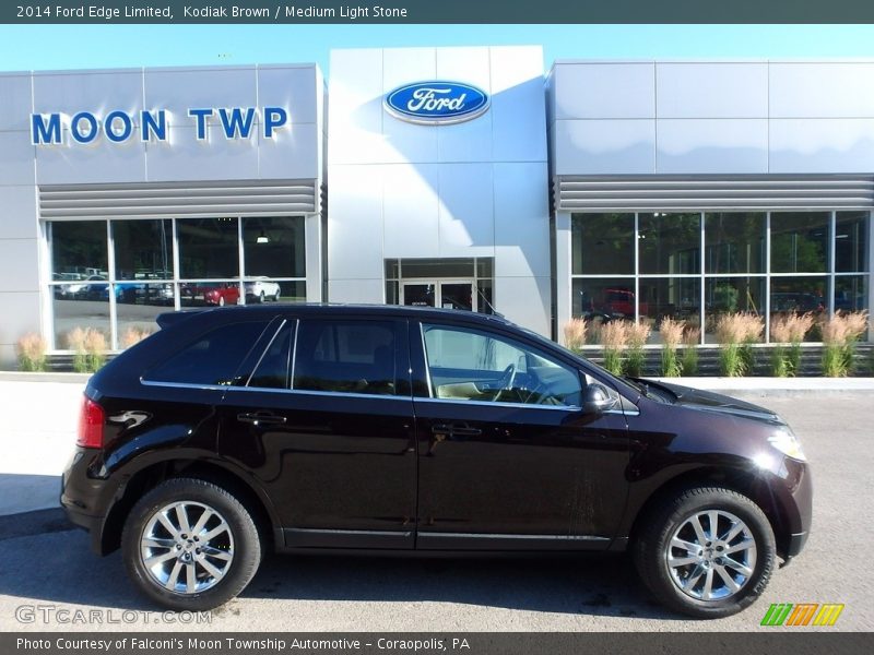 Kodiak Brown / Medium Light Stone 2014 Ford Edge Limited