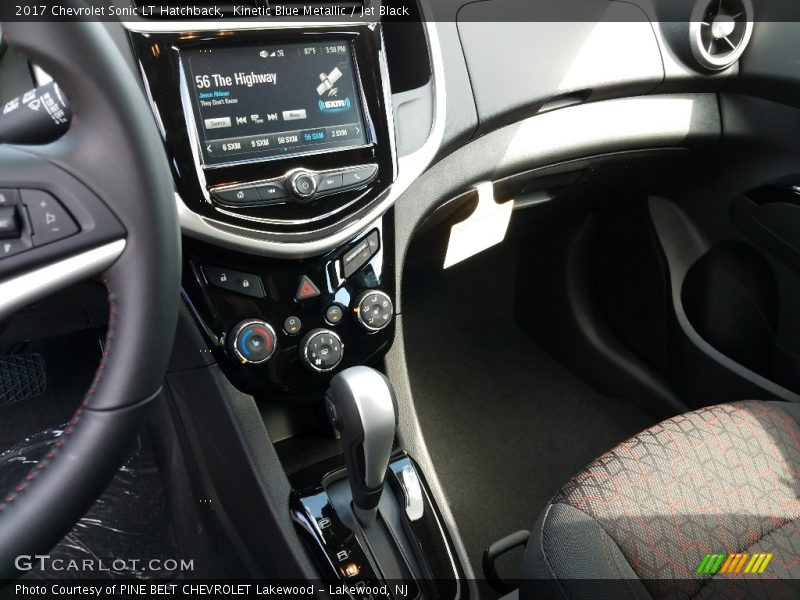 Kinetic Blue Metallic / Jet Black 2017 Chevrolet Sonic LT Hatchback