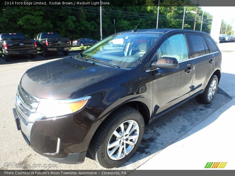 Kodiak Brown / Medium Light Stone 2014 Ford Edge Limited