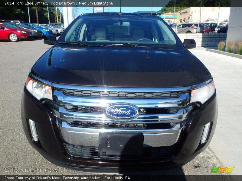 Kodiak Brown / Medium Light Stone 2014 Ford Edge Limited