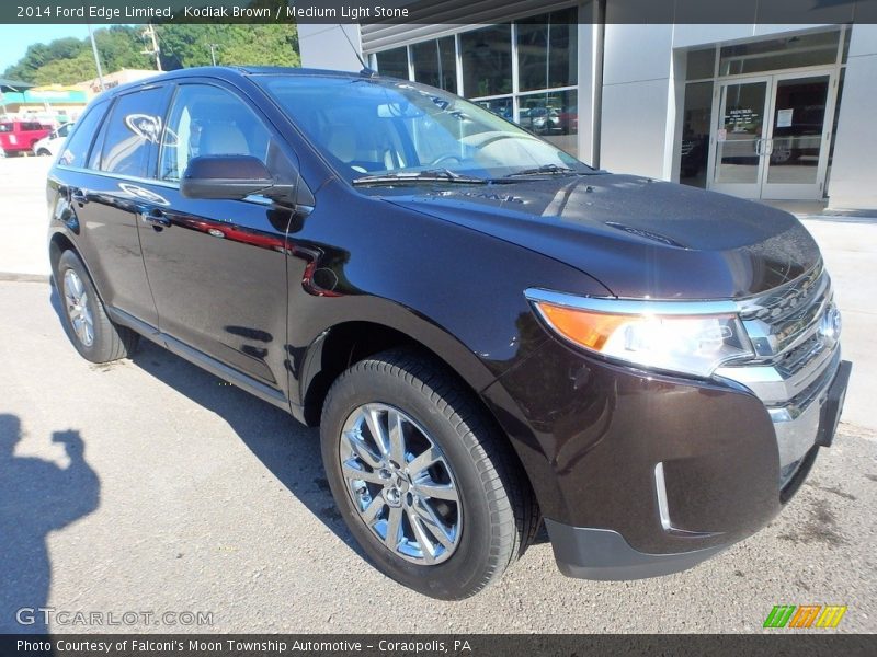 Kodiak Brown / Medium Light Stone 2014 Ford Edge Limited